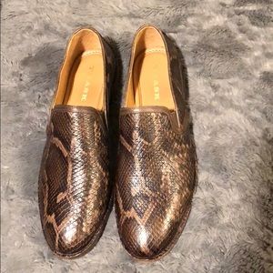 Trask Snakeskin Loafer 8.0